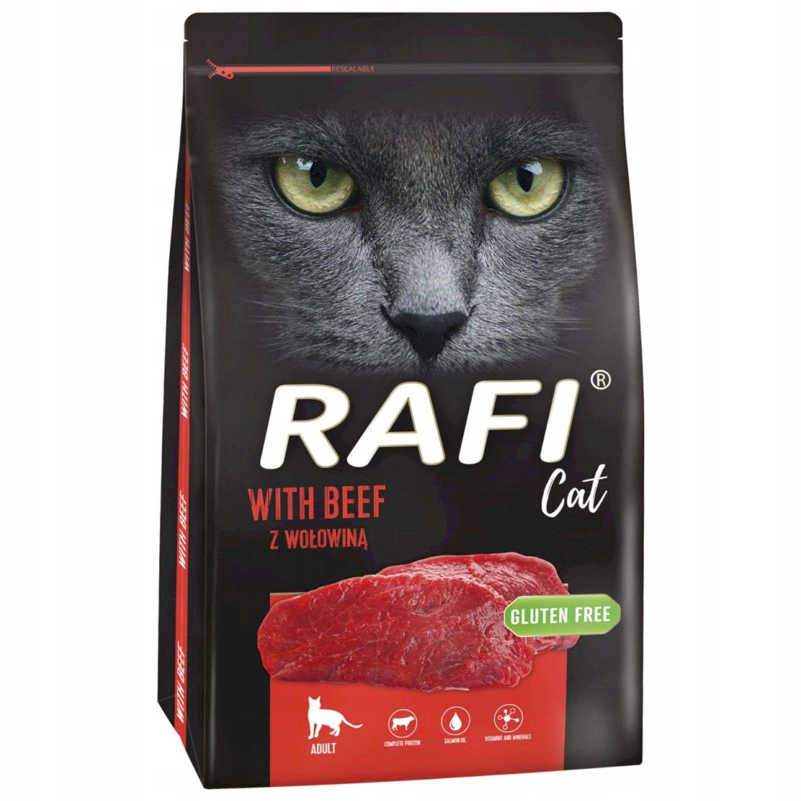 Rafi Cat sucha karma dla KOTA wołowina 7kg