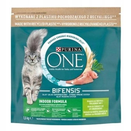 Purina One Bifensis Indoor Formula Sucha Karma Dla Kota Z Indykiem 1,5kg