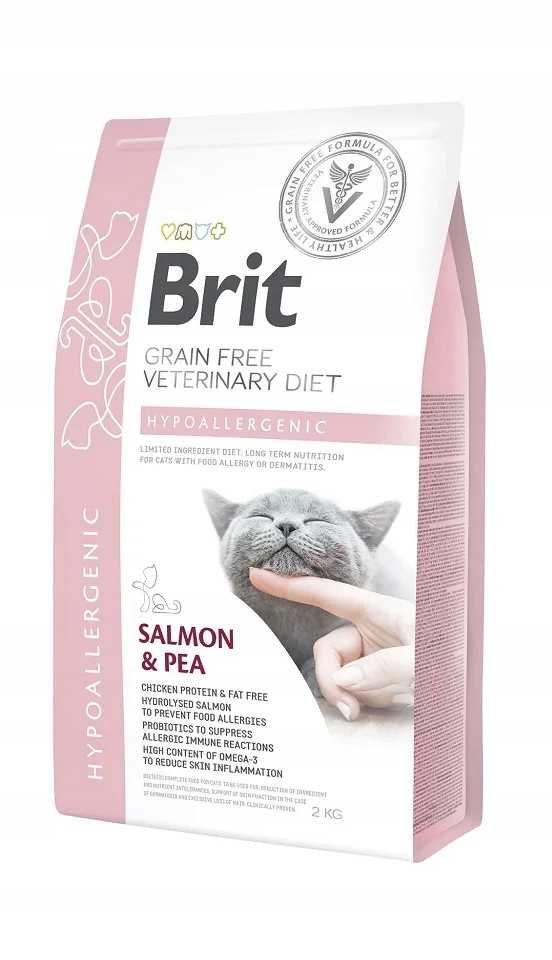 BRIT Veterinary Diets Cat Hypoallergenic karma sucha 2 kg