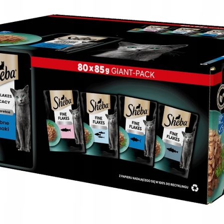 MOKRA KARMA SHEBA DELICACY RYBNE SMAKI W GALARETCE 80X85G