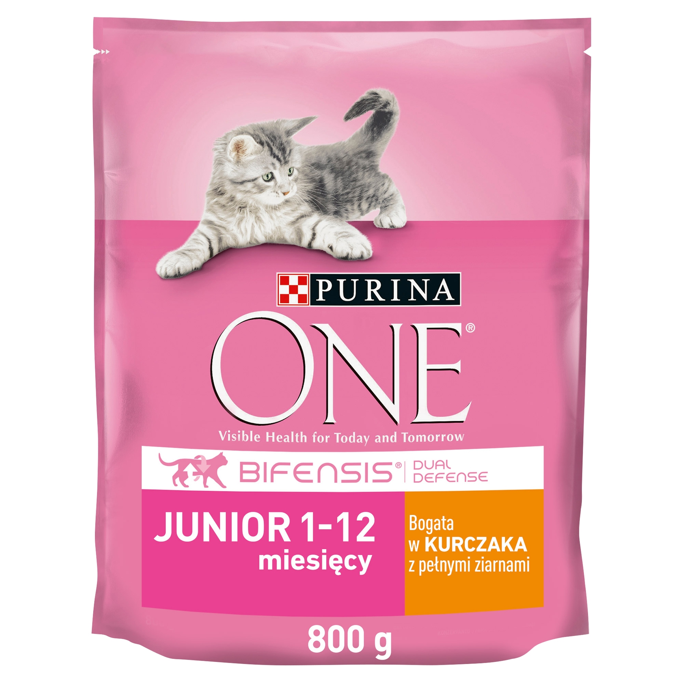Purina One Bifensis Junior Karma Sucha dla Kociąt Bogata w Kurczaka 800g