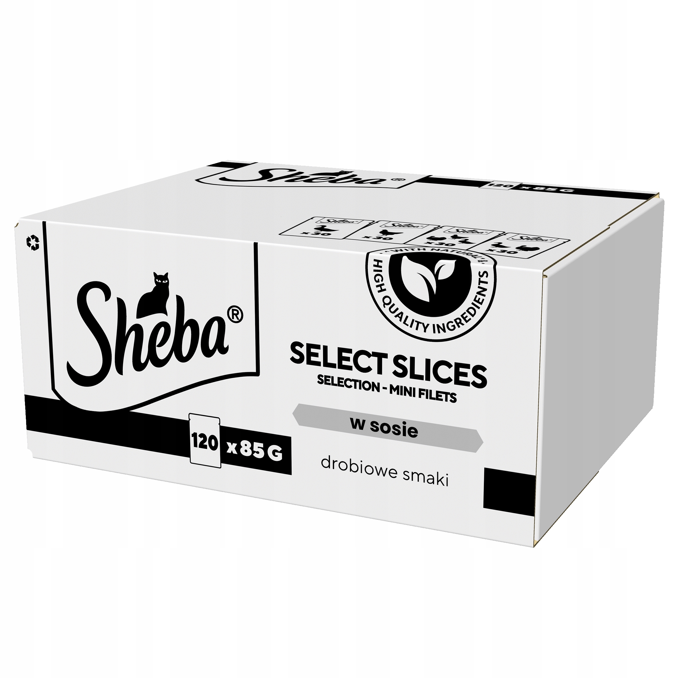 SASZETKI SHEBA SELECTION SELECT SLICES DROBIOWE SMAKI W SOSIE 120X85G