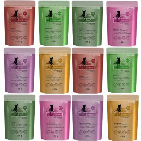 Catz Finefood Classic mokra karma dla kota saszetki MIX Smaków 12x 85g
