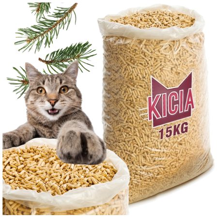 ŻWIREK DREWNIANY SOSNOWY PELLET DO KUWETA DLA KOTA KRÓLIKA ŚWINKI MORSKIEJ