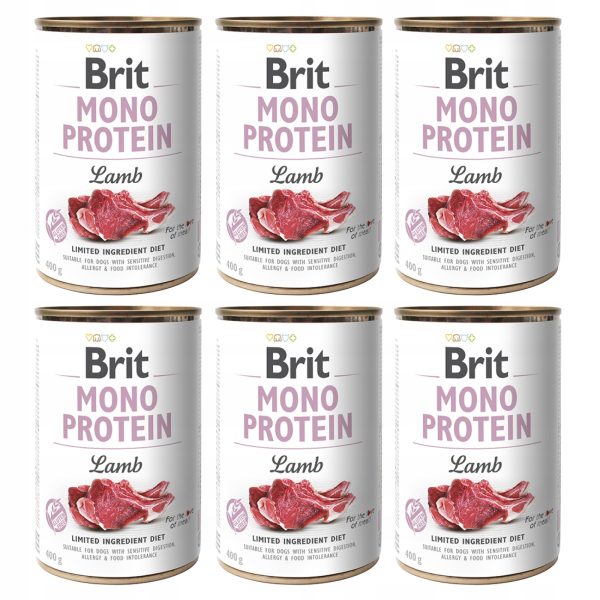 Brit Mono Protein Lamb Mokra Karma dla Psa 6x400g
