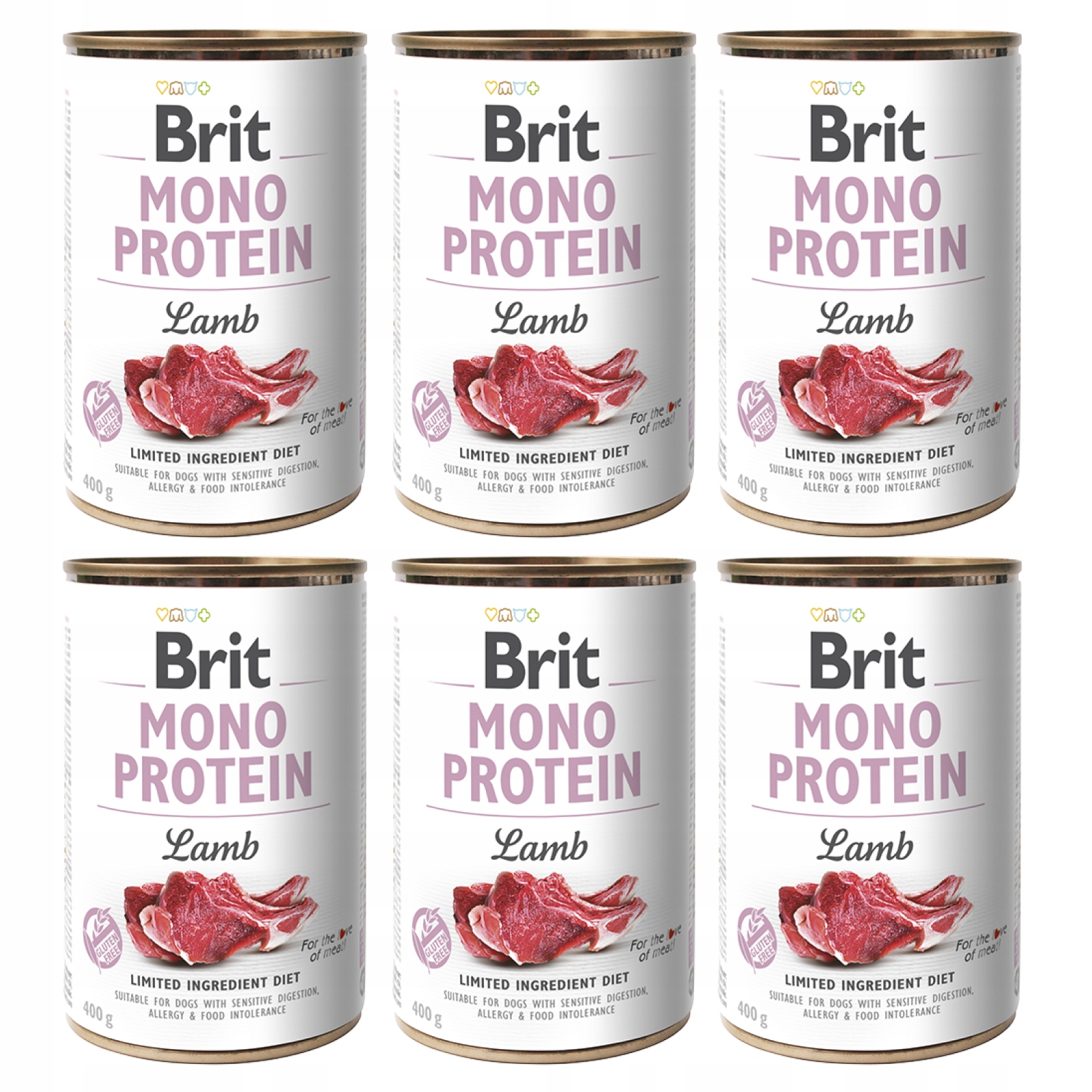 Brit Mono Protein Lamb Mokra Karma dla Psa 6x400g