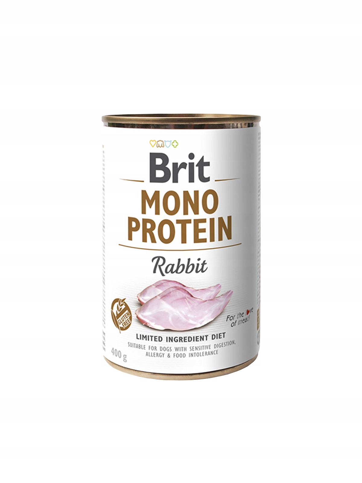 BRIT MONO PROTEIN RABBIT PUSZKA DLA PSA Z KRÓLIKIEM 400G
