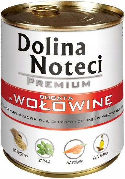 Dolina Noteci Premium Karma mokra WOŁOWINA 800g