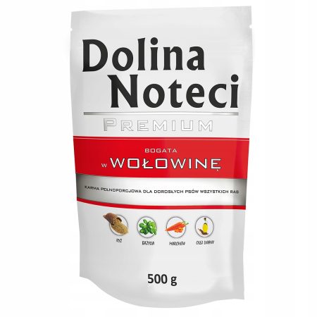 DOLINA NOTECI PREMIUM SASZETKA WOŁOWINA 500G