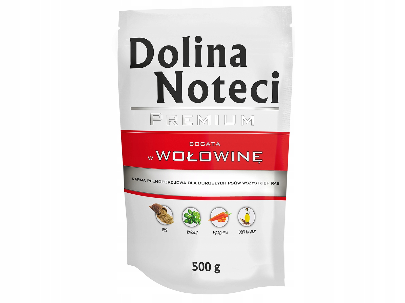 DOLINA NOTECI PREMIUM SASZETKA WOŁOWINA 500G