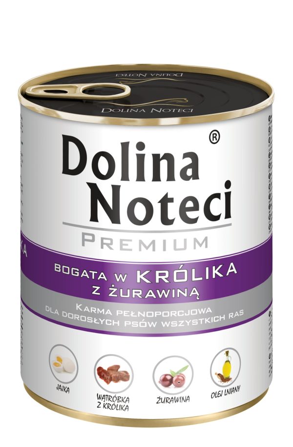 Dolina Noteci karma mokra królik 800 g