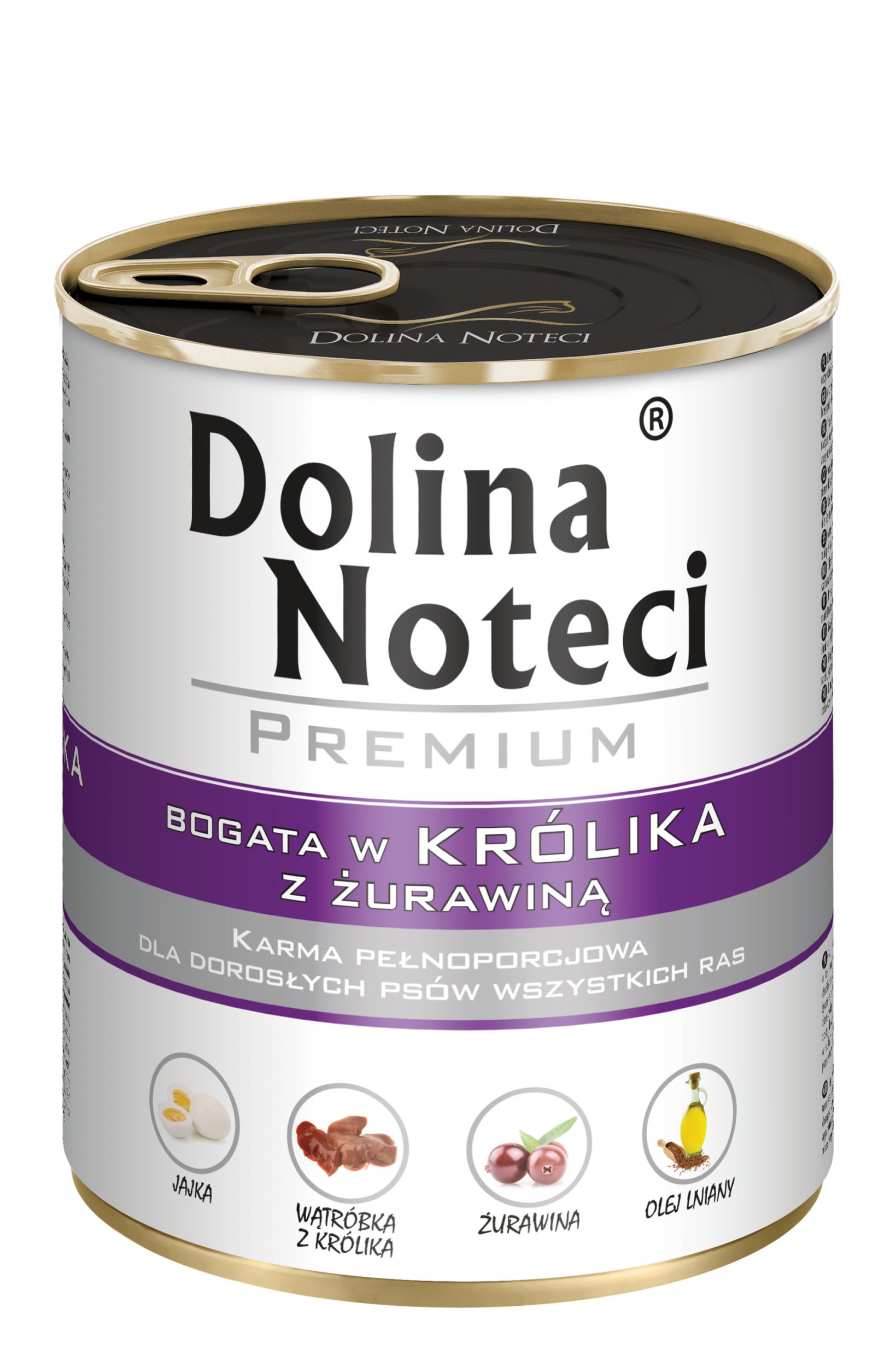 Dolina Noteci karma mokra królik 800 g