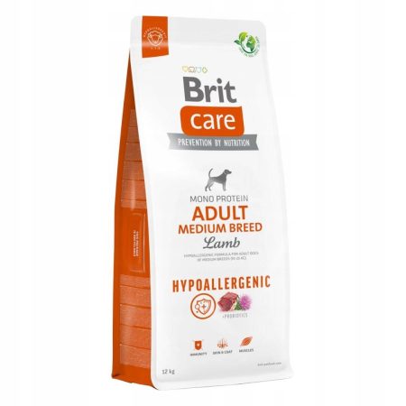 Brit Care Dog Hypoallergenic Sucha Karma dla Psów Średnich Jagnięcina 12kg